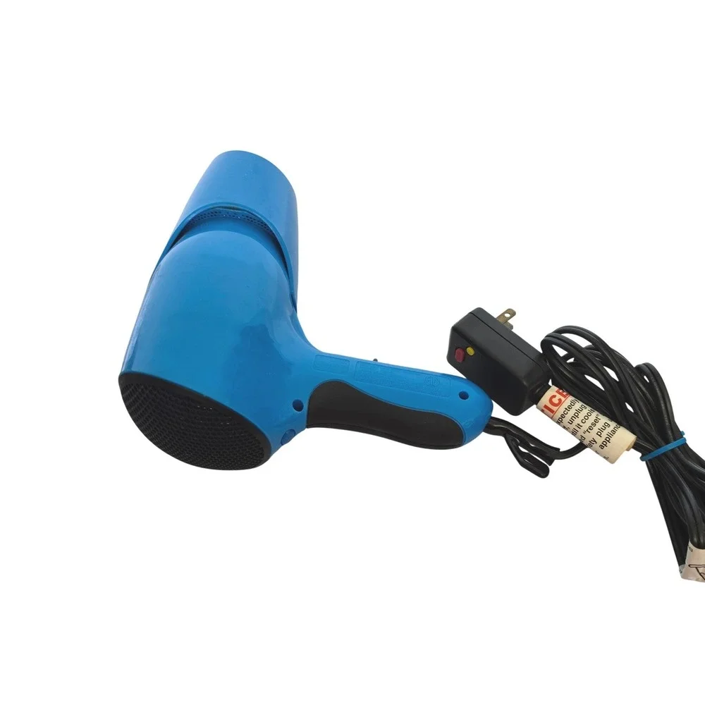 Crazy Dog Quiet Dryer‎ Blue Handheld Pet Grooming Hair Dryer Multiple Settings